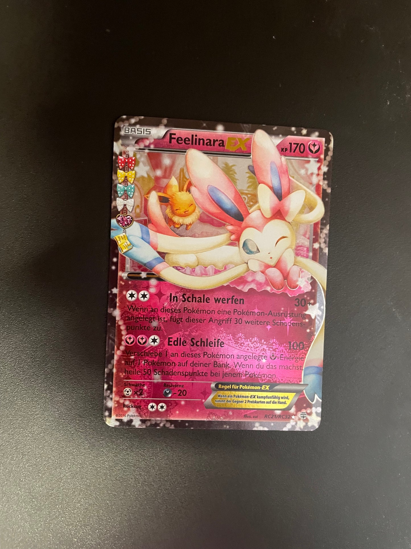 Pokemon Karte EX Feelinara RC21/RC32 Deutsch