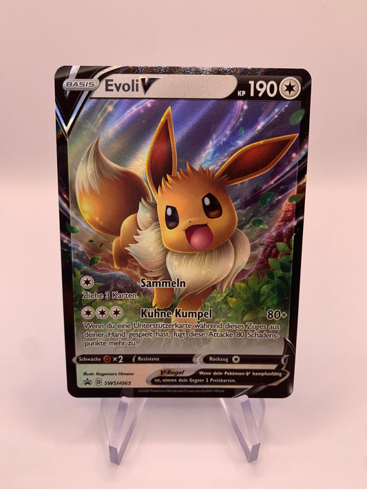 Pokemon Karte V Promo Evoli Englisch SWSH065 Deutsch