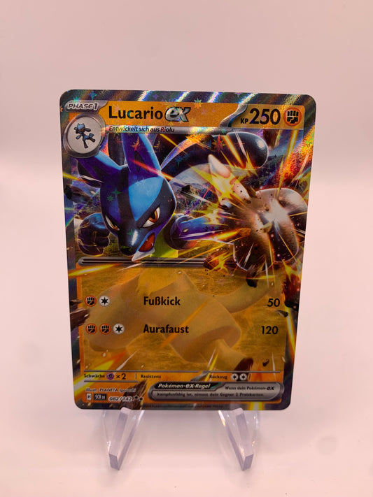 Pokemon Karte ex Lucario 82/142 Deutsch