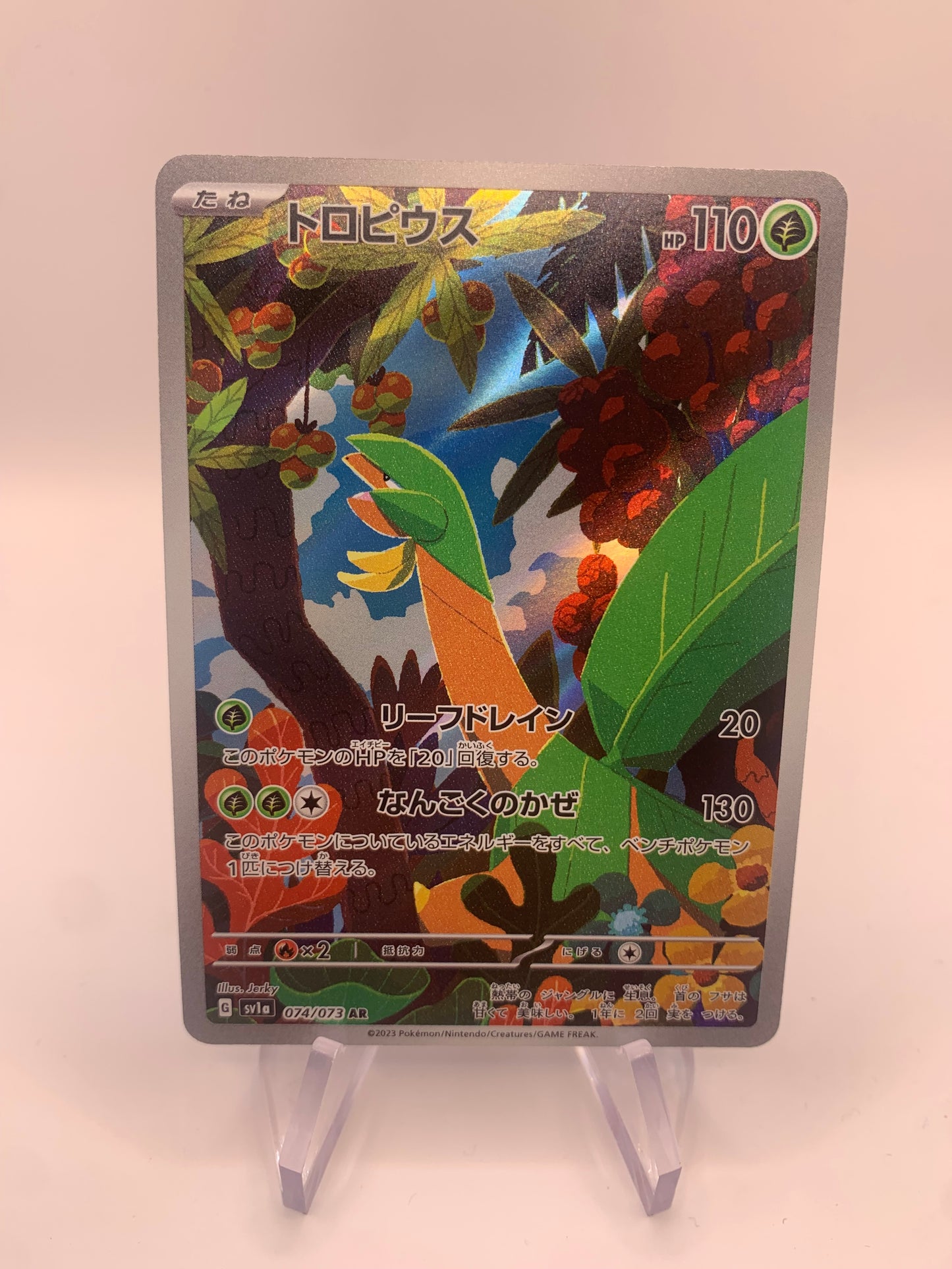 Pokemon Karte Art-Rare Tropius 74/73 Japanisch