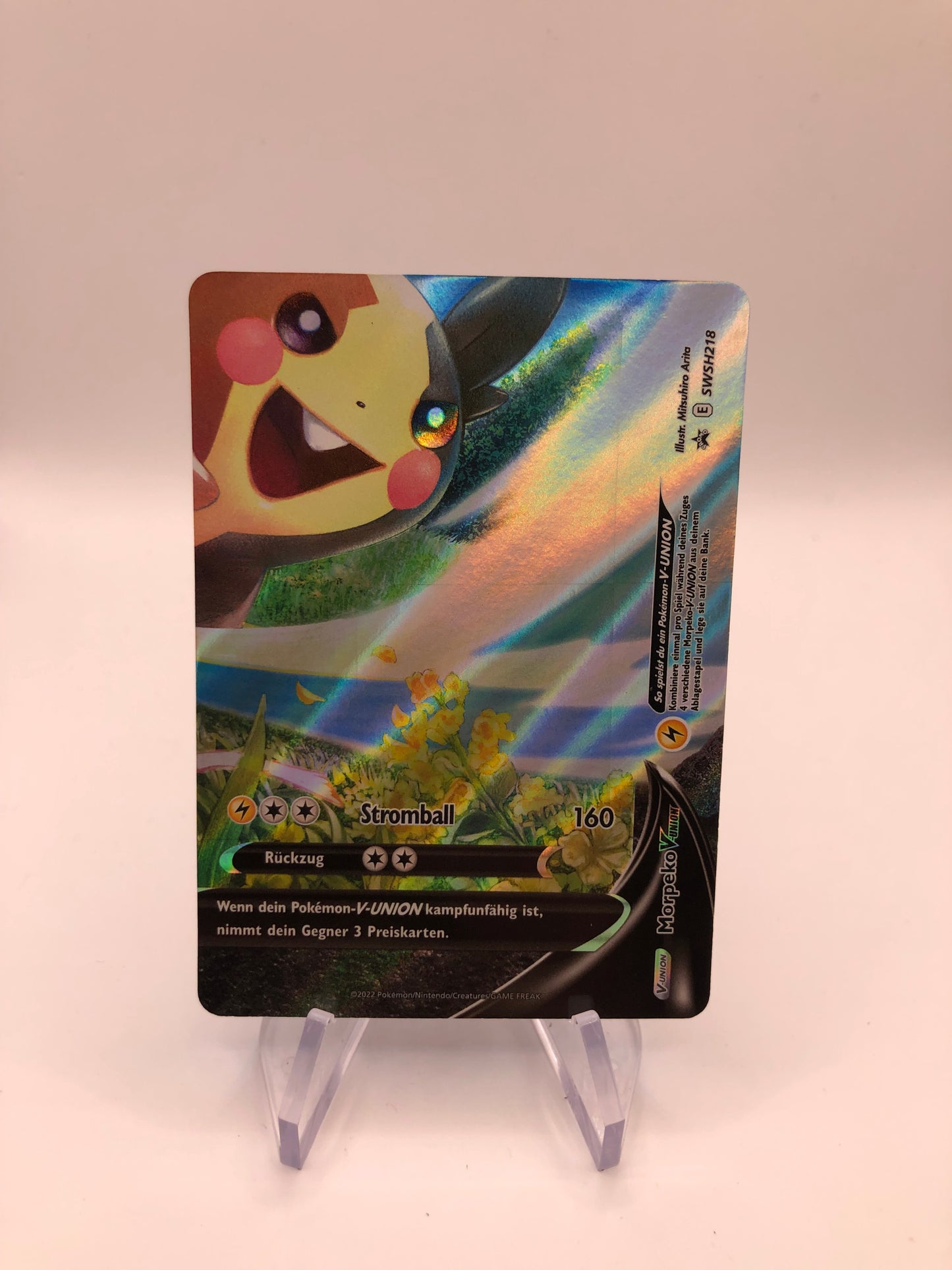 Pokemon Karte Promo V Union Morpeko SWSH218 Deutsch