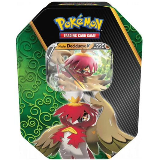 Pokemon Karten Hisui Tin Box Tornupto/Admurai/Silvarro Englisch