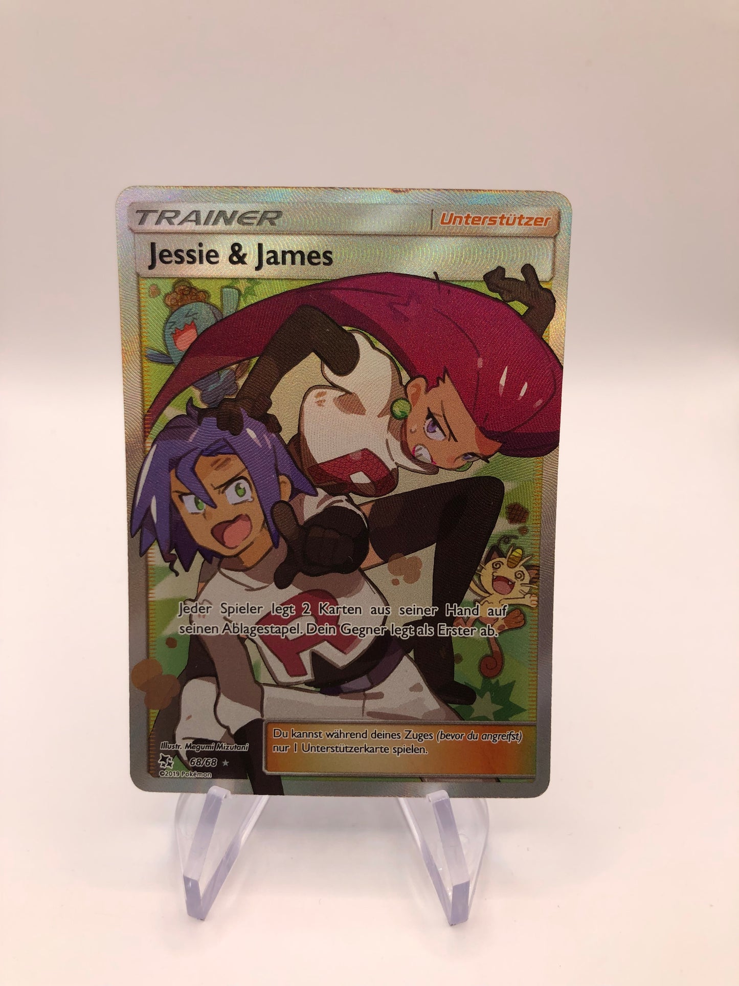 Pokemon Karte Trainer Jessie & James 68/68 Deutsch