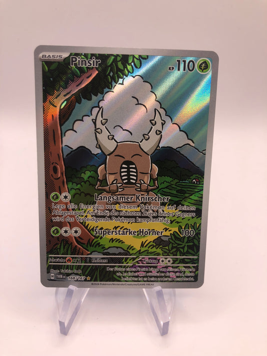Pokemon Karte Art-Rare Pinsir 168/167 Deutsch