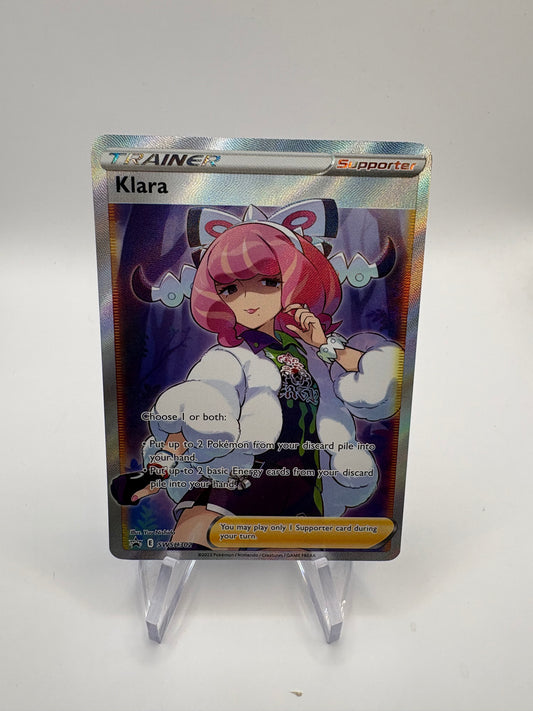 Pokemon Karte Trainer Klara SWSH302 Englisch