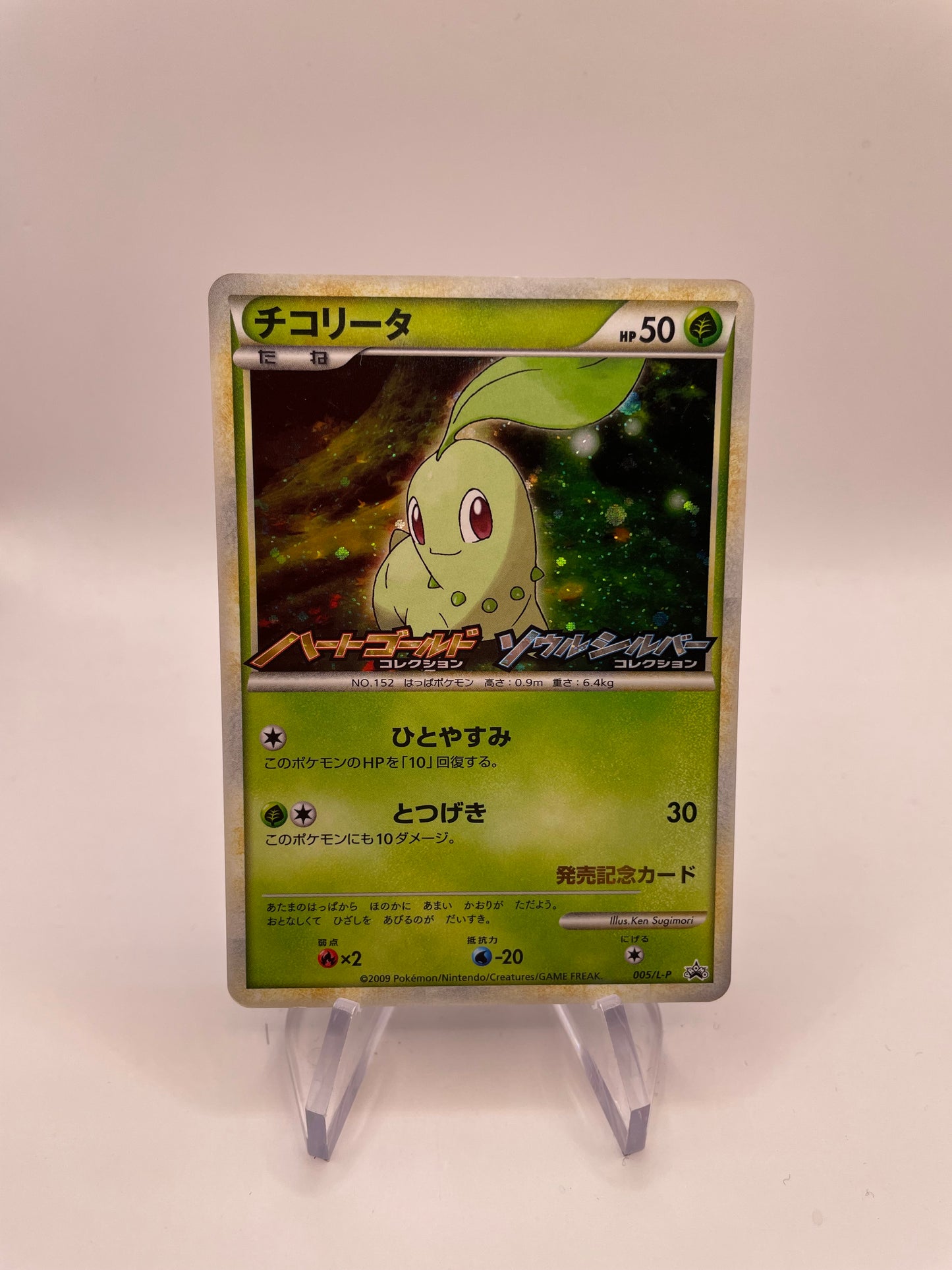 Pokemon Karte Holo Promo Endivie 005/L-P Japanisch