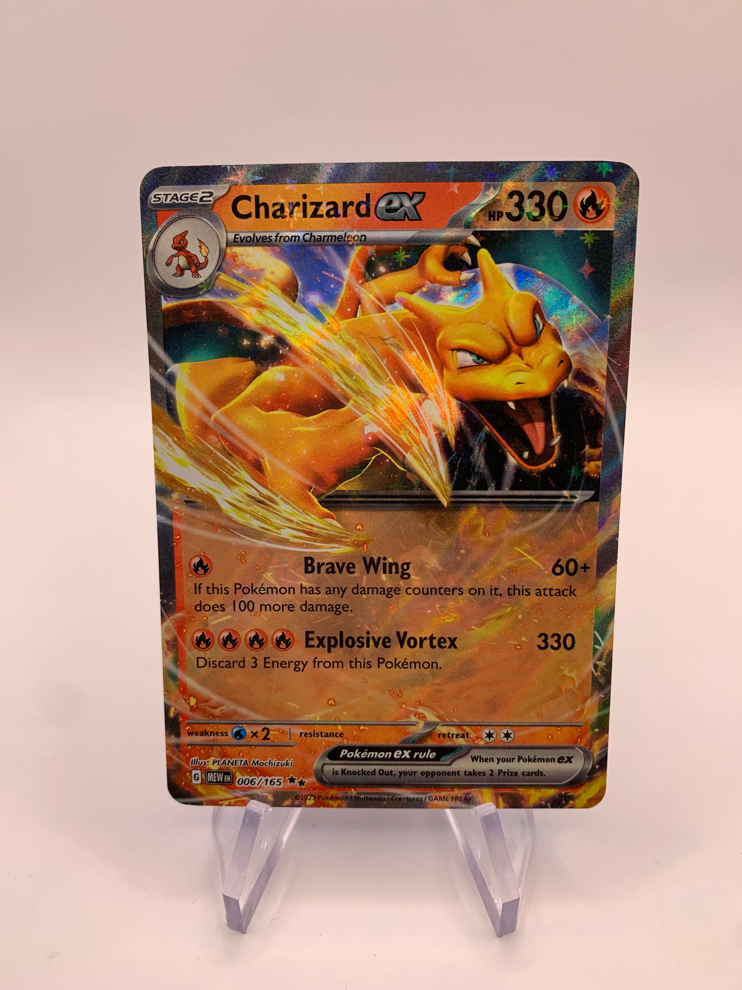 Pokemon Card Ex Charizard 6/165 English