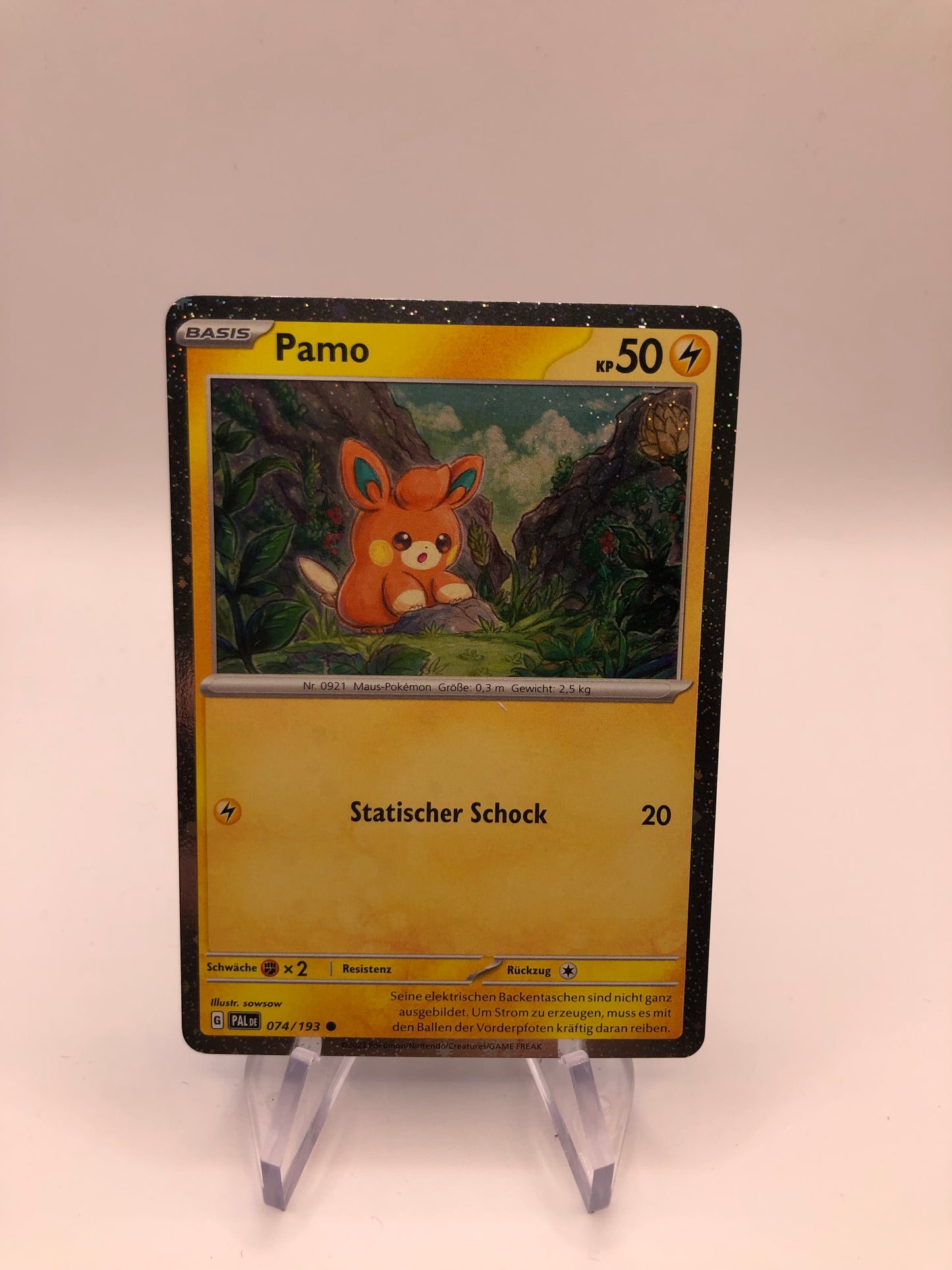 Pokemon Karte Holo Pamo 74/193 Deutsch