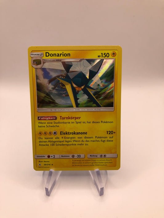 Pokemon Karte Holo Donarion 59/214 Deutsch