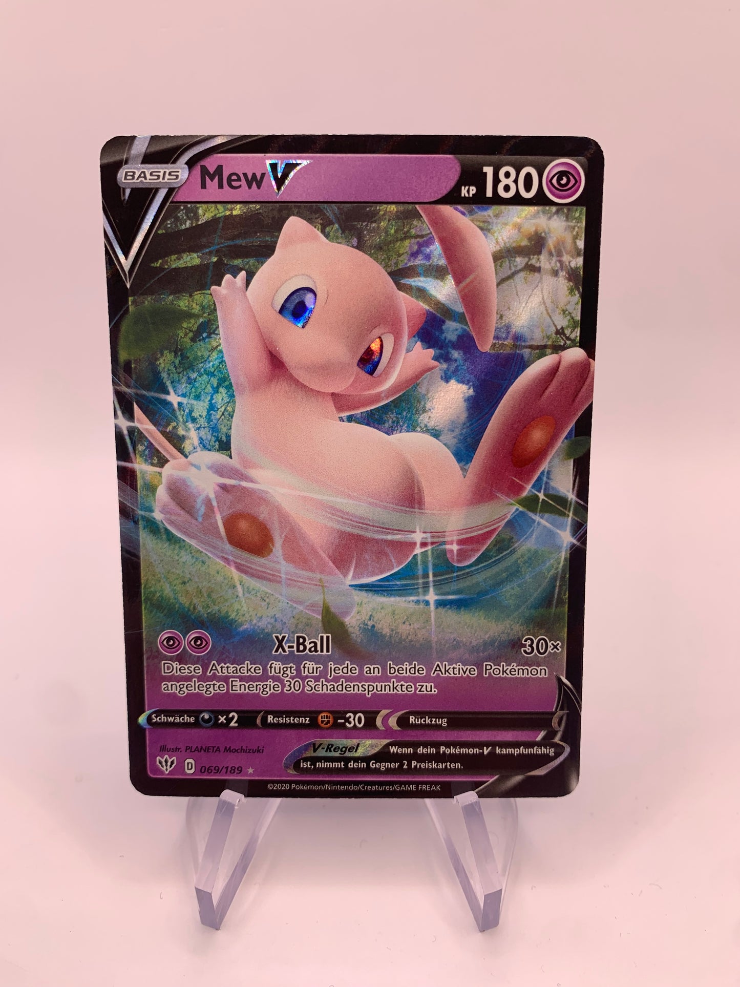 Pokémon Card V Mew 069/189 German