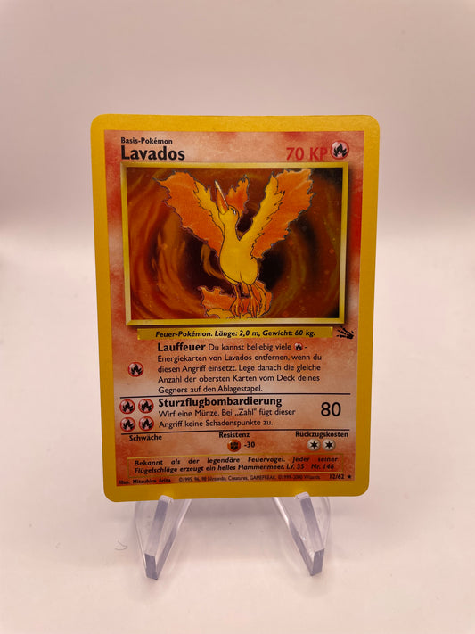 Pokemon Karte Holo Lavados 12/62 Deutsch
