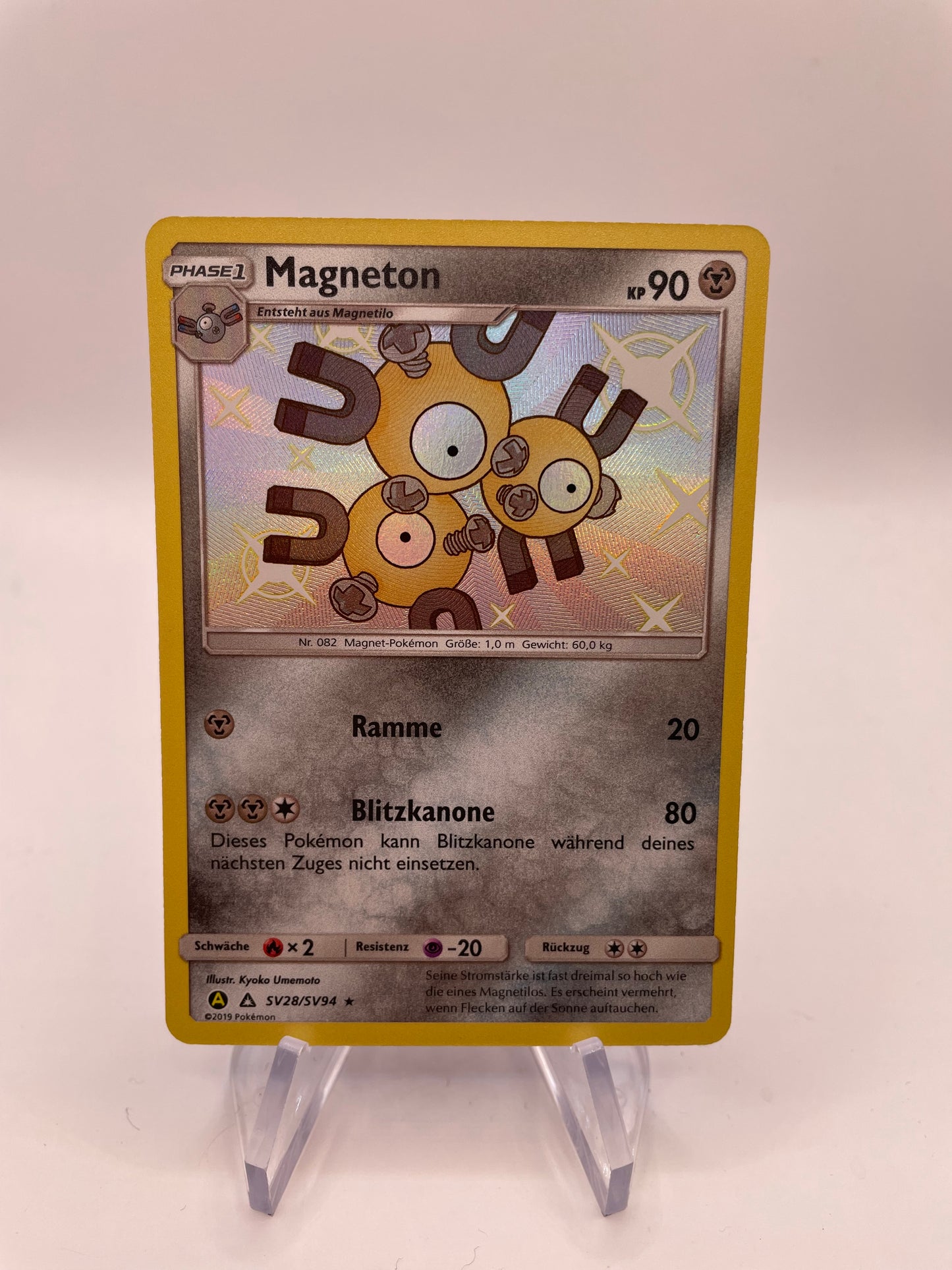 Pokemon Karte Holo Magneton SV28/SV94 Deutsch