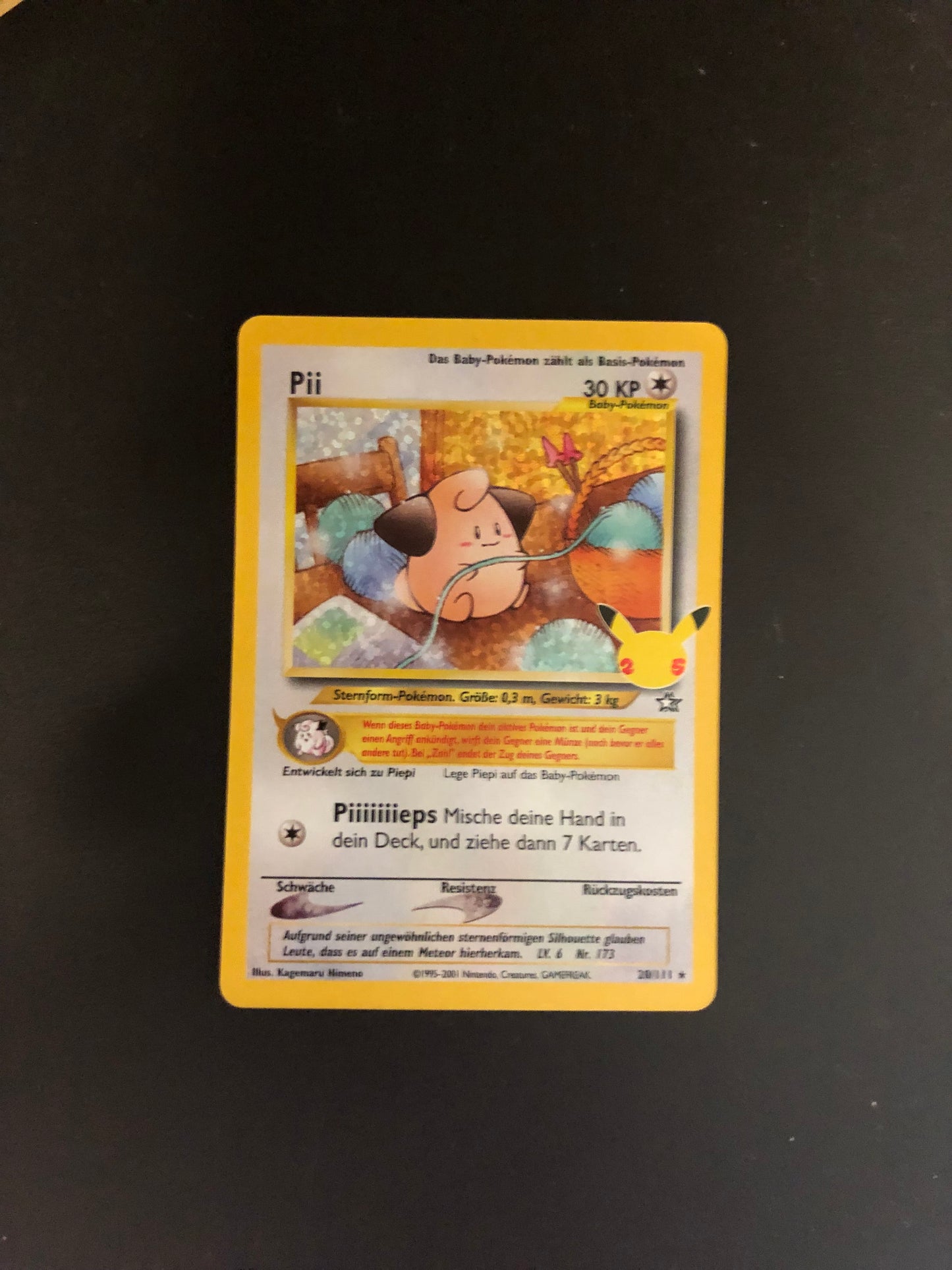 Pokemon Karte Holo Celebration Pii 20/111 Deutsch