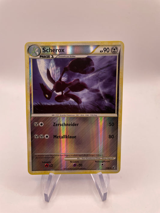 Pokemon Karte Revers Scherox 7/90 Deutsch