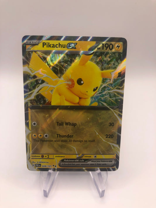 Pokemon Karte EX Pikachu 28/131 Englisch