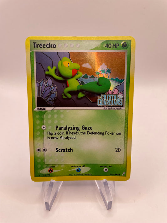 Pokemon Karte Holo Treecko 67/100 Deutsch