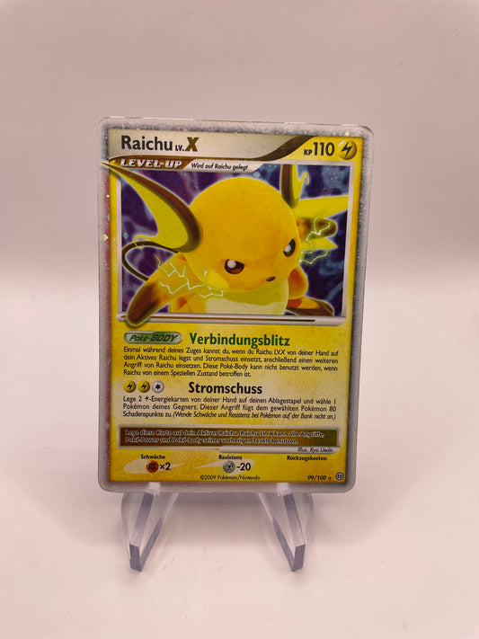 Pokemon Karte Lv.X Raichu 99/100 Deutsch