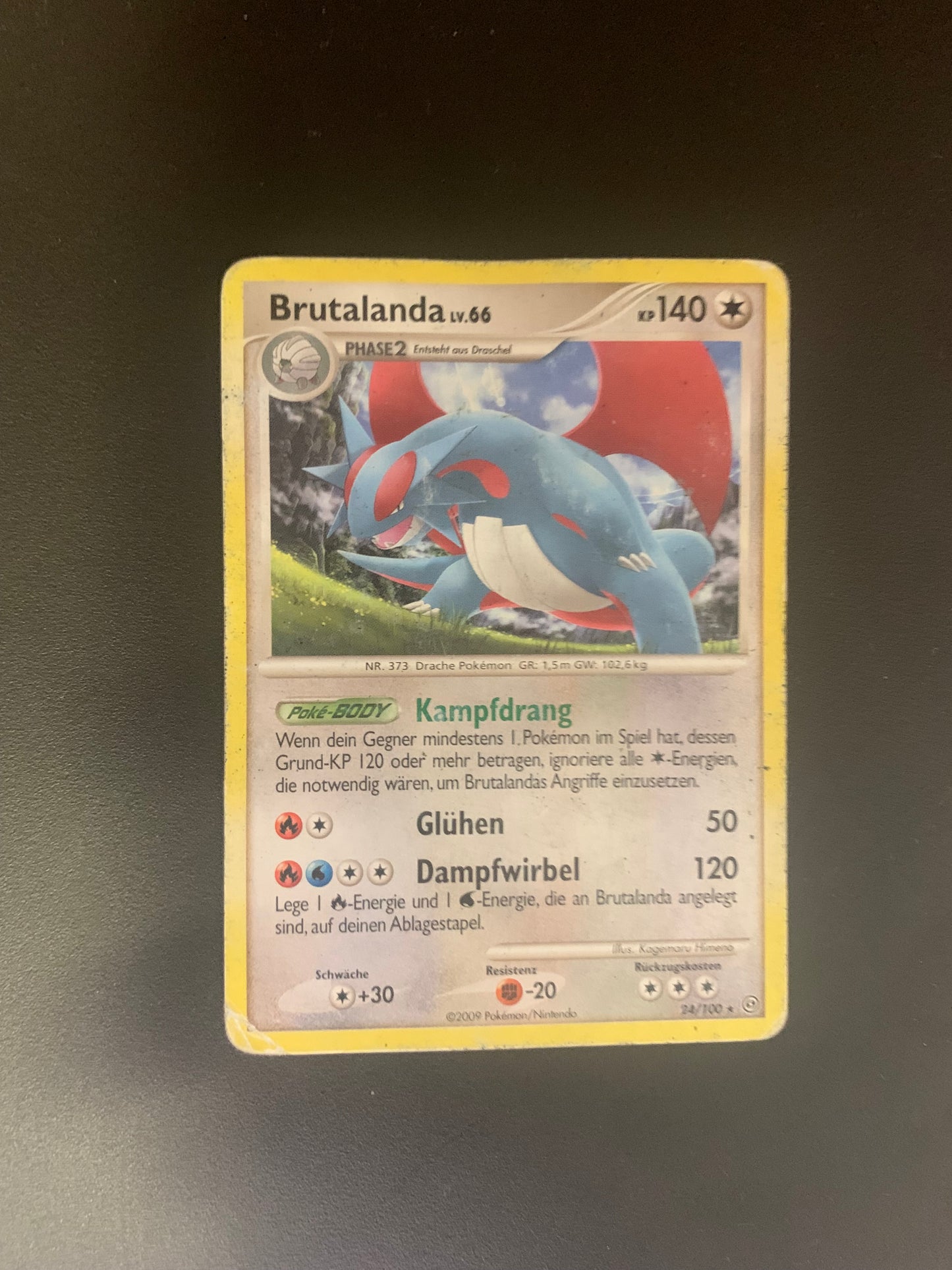 Pokemon Karte Brutalanda 24/100 Deutsch