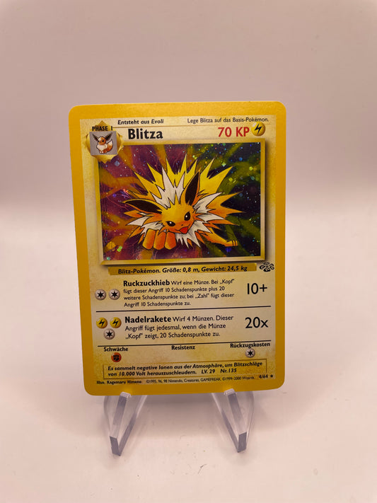 Pokemon Karte Holo Blitza 4/64 Deutsch