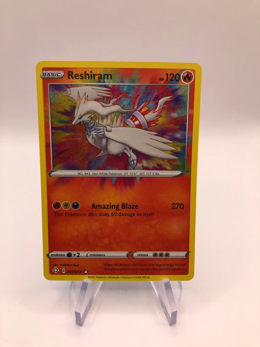 Pokemon Karte Reshiram 17/72 Englisch