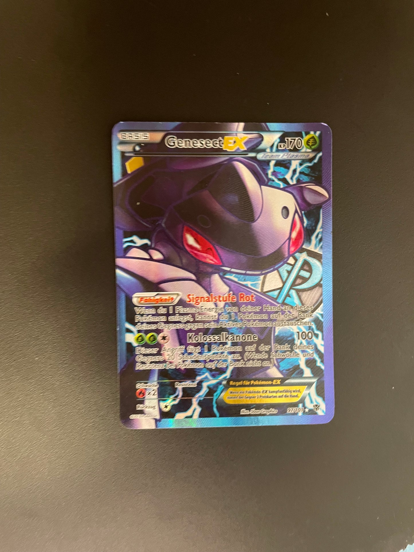 Pokemon Karte EX Genesect 97/101 Deutsch
