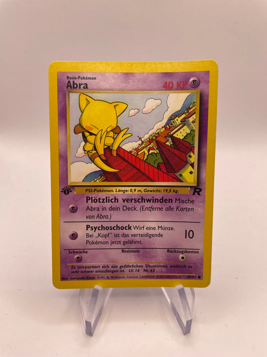 Pokemon Karte Rocket Abra 49/82 Deutsch