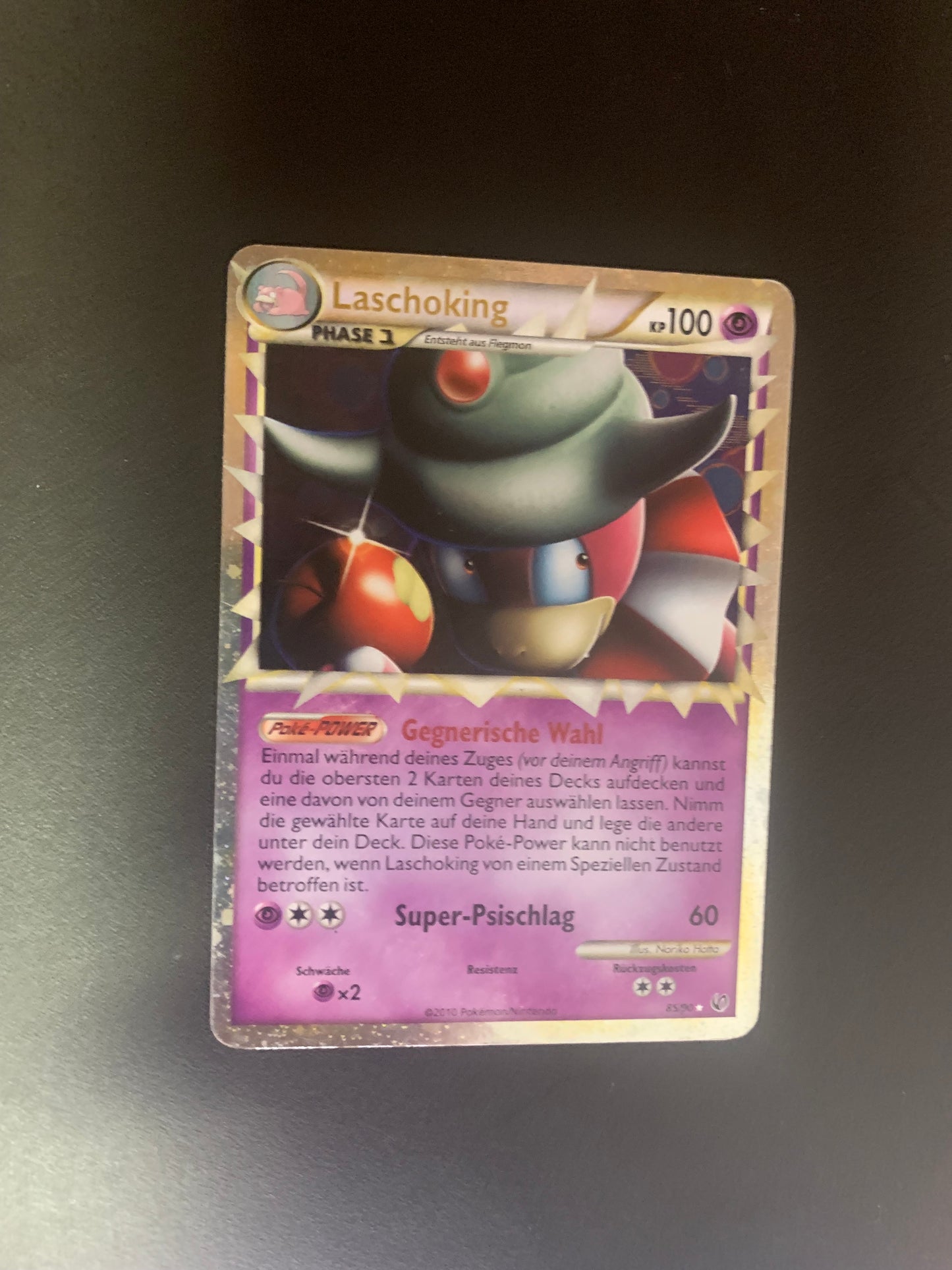 Pokemon Karte Prime Laschoking 85/90 Deutsch