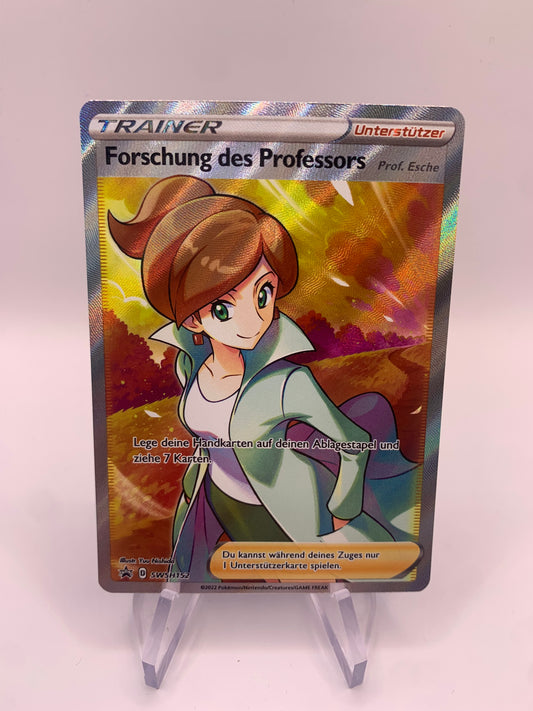 Pokemon Karte Promo Fullart Trainer Forschung des Professors SWSH152 Deutsch