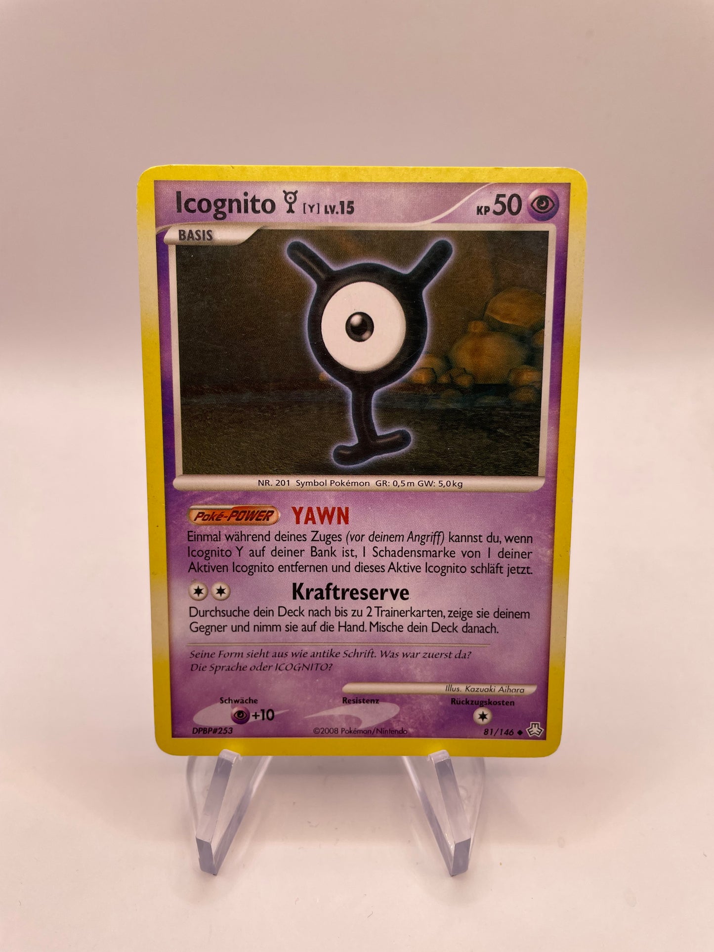 Pokémon Karte Icognito 81/146 Deutsch