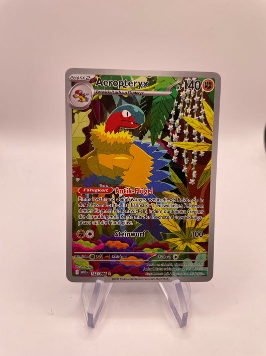 Pokémon Karte Art Rare Aeropteryx 132/86 Deutsch