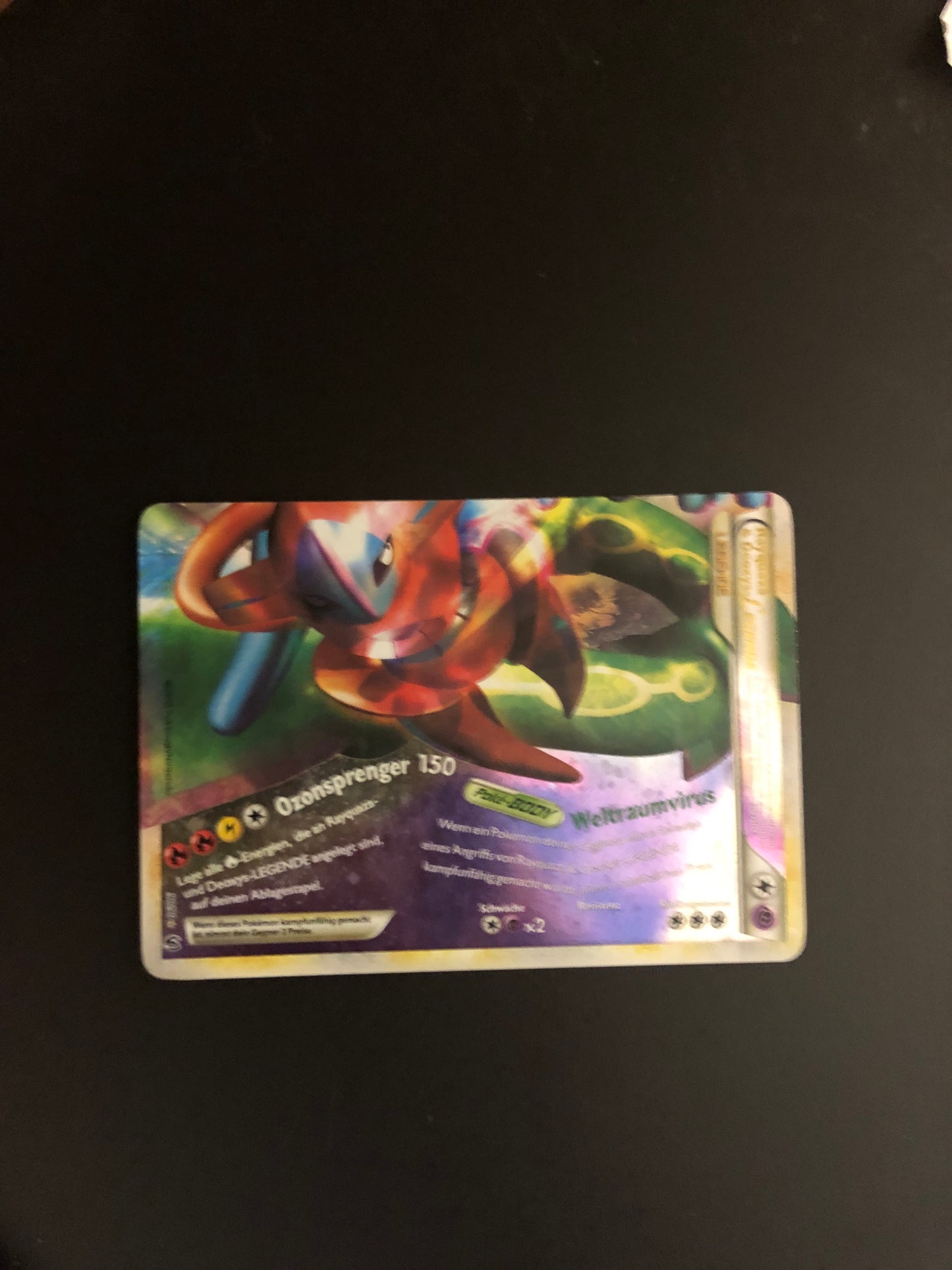 Pokemon Karte Legenden Rayquaza&Deoxys 90/90 Deutsch