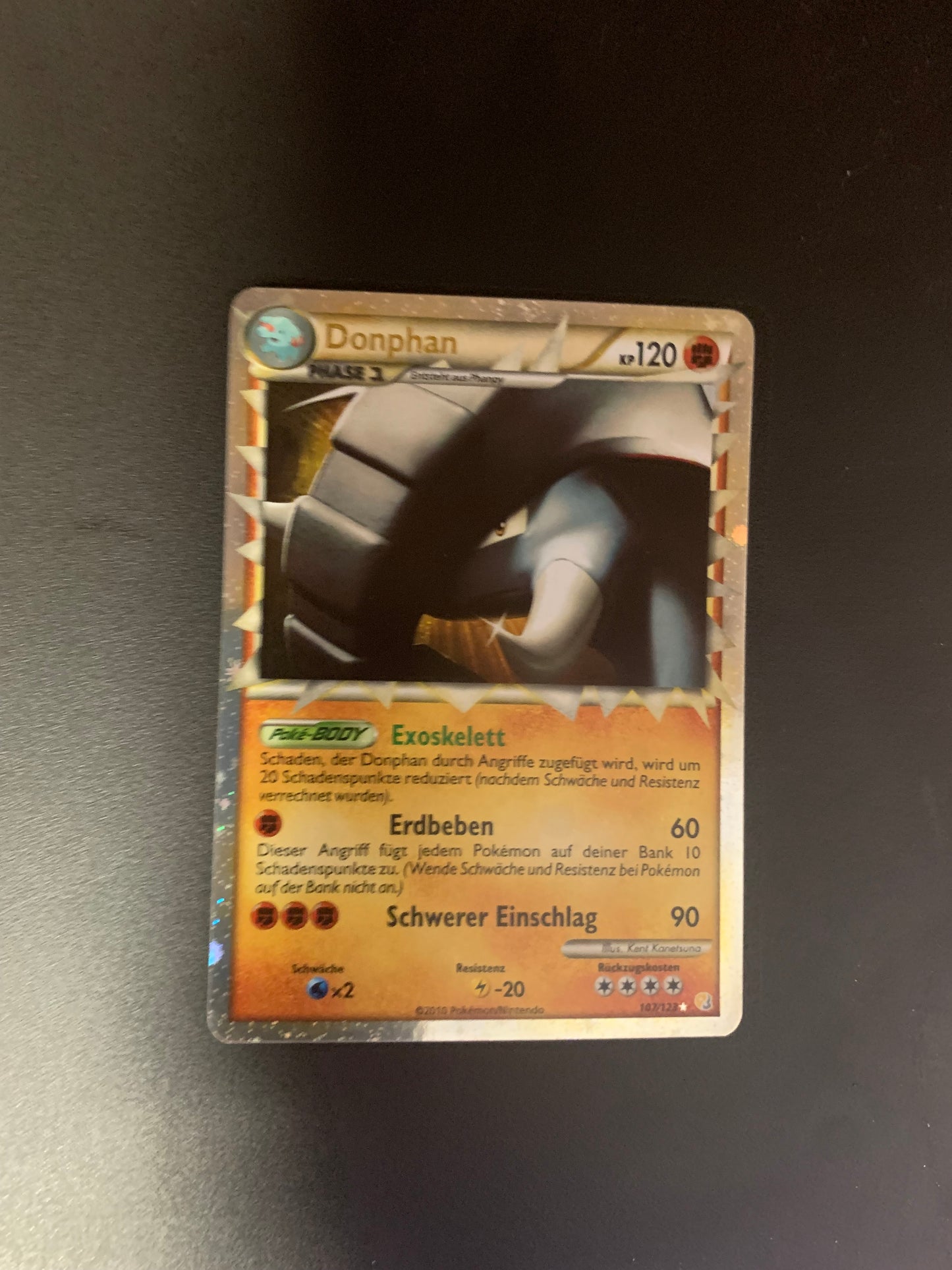 Pokemon Karte Prime Donphan 107/123 Deutsch