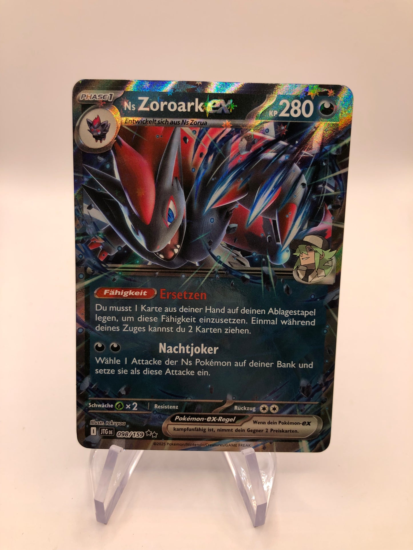 Pokemon Karte Ex Zoroark 98/159 Deutsch