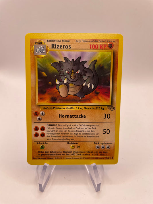 Pokemon Karte Rizeros 45/64 Jungel Deutsch