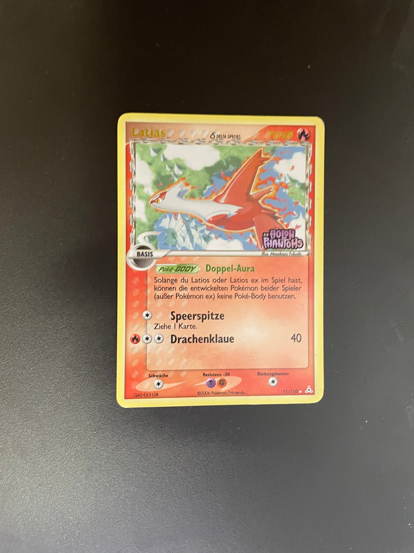 Pokemon Karte Holo Latias 11/110 Deutsch