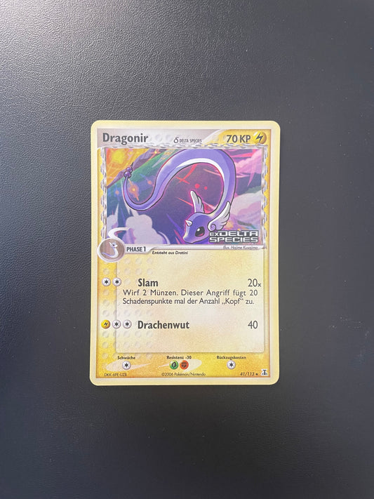 Pokemon Karte Stamp Dragonir 41/113 Deutsch