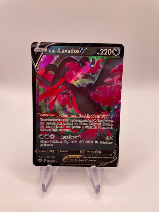 Pokémon Karte V Lavados 97/198 Deutsch