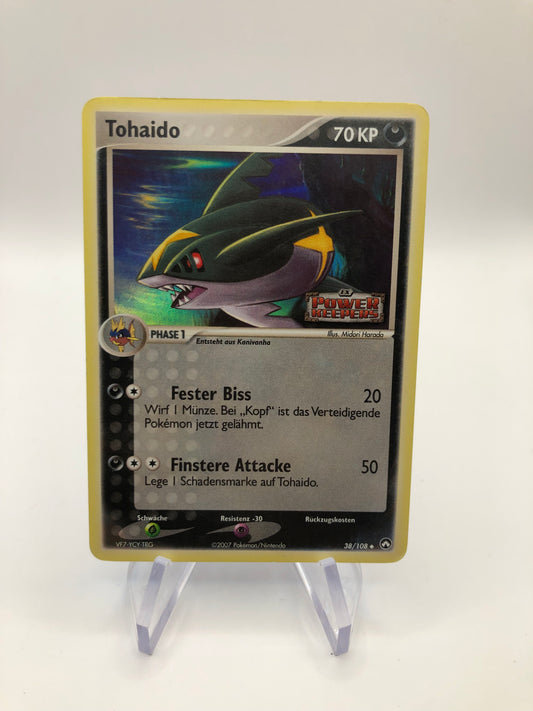 Pokemon Karte Revers Stamp Tohaido 38/108 Deutsch