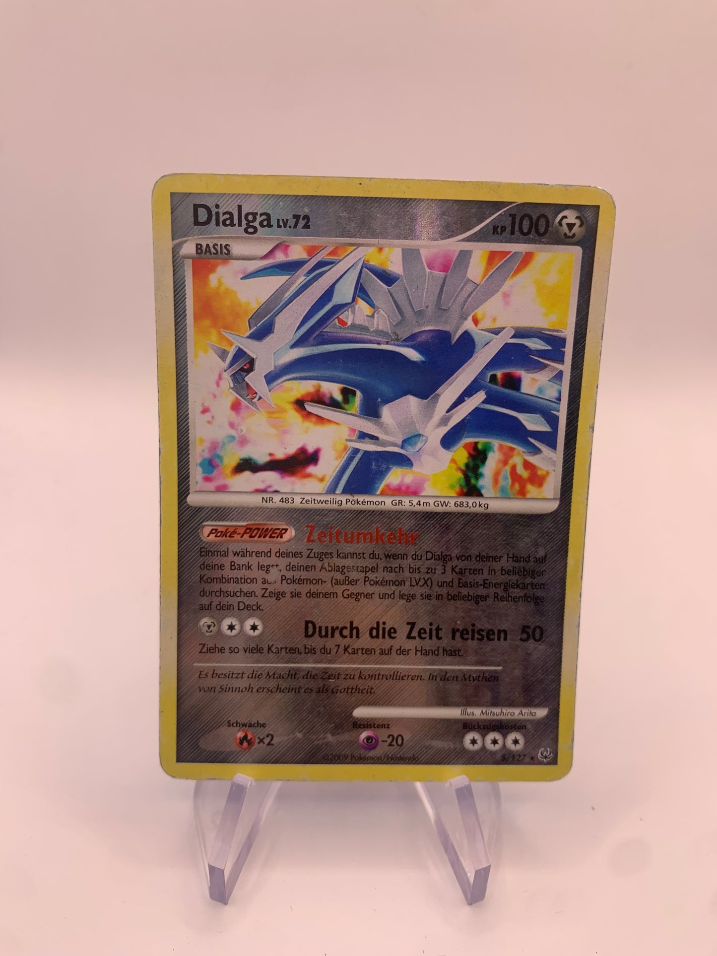 Pokemon Karte Revers Dialga S/127 Deutsch