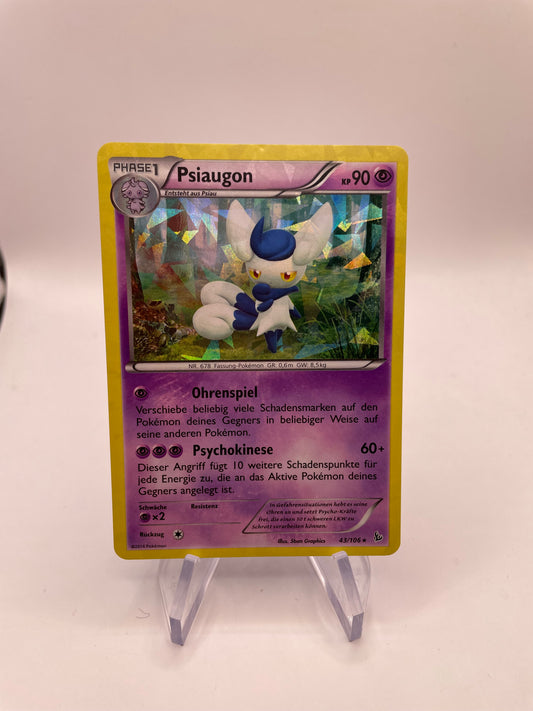 Pokemon Karte Psiaugon 43/106 Deutsch