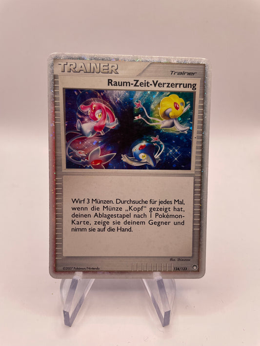Pokemon Karte Holo Trainer Raum-Zeit-Verzerrung 124/123 Deutsch