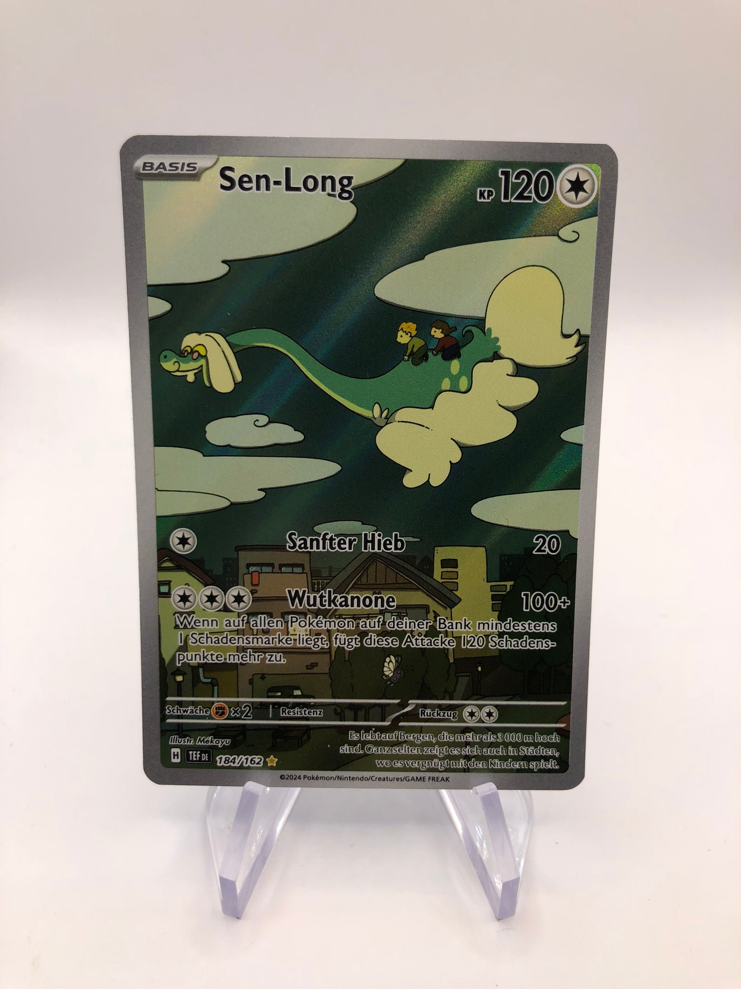 Pokemon Karte Art-Rare Sen-Long 184/162 Deutsch