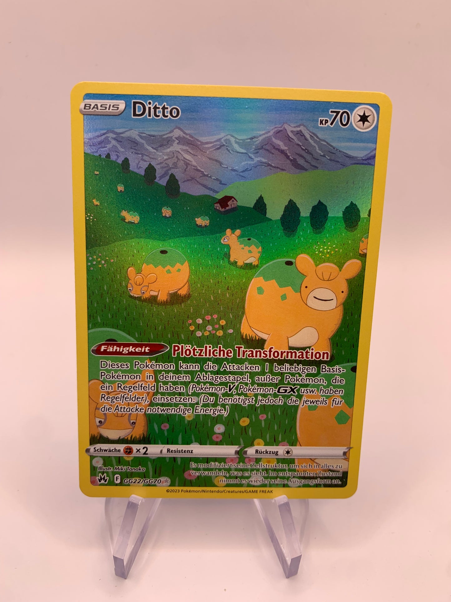 Pokemon Karte Art-Rare Ditto GG22/GG70 Deutsch