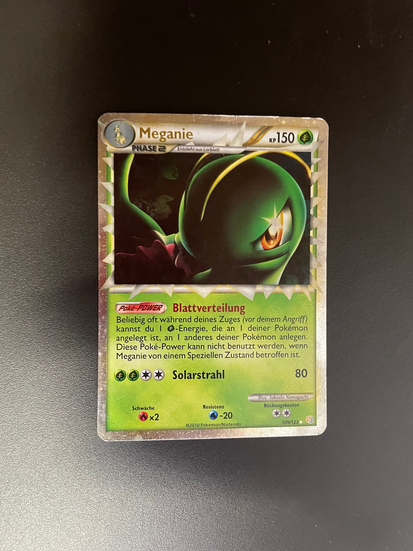 Pokemon Karte Prime Meganie 109/123 Deutsch