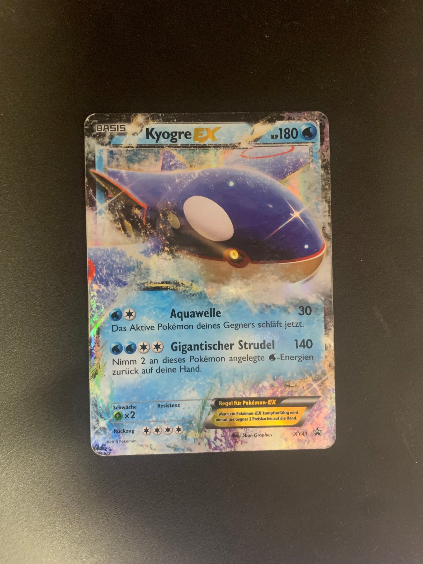 Pokemon Karte EX Promo Kyogre XY41 Deutsch