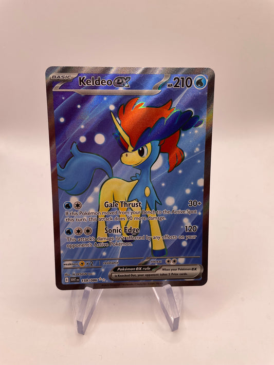 Pokemon Karte Ex Fullart Keldeo 159/86 Englisch