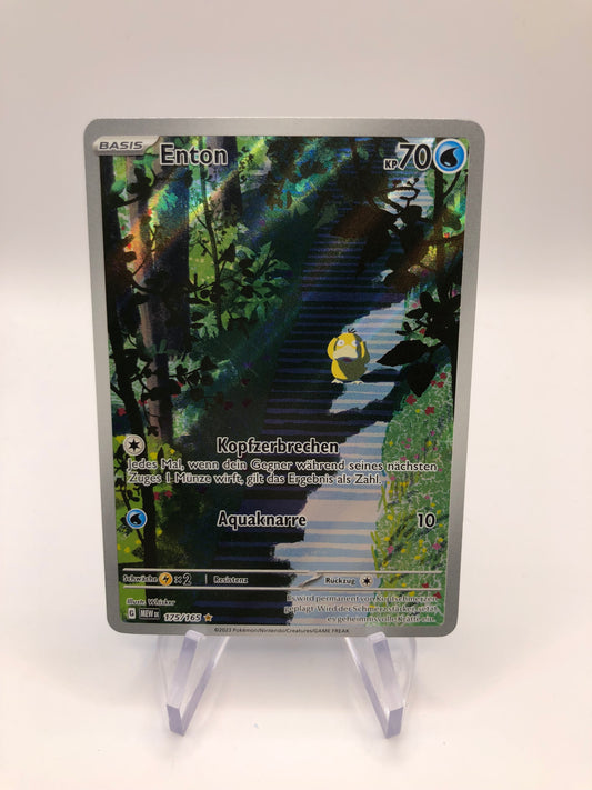 Pokemon Karte Art-Rare Enton 175/165 Deutsch