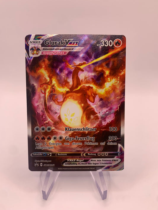 Pokemon Karte Vmax Alt-Art Promo Glurak SWSH261 Deutsch