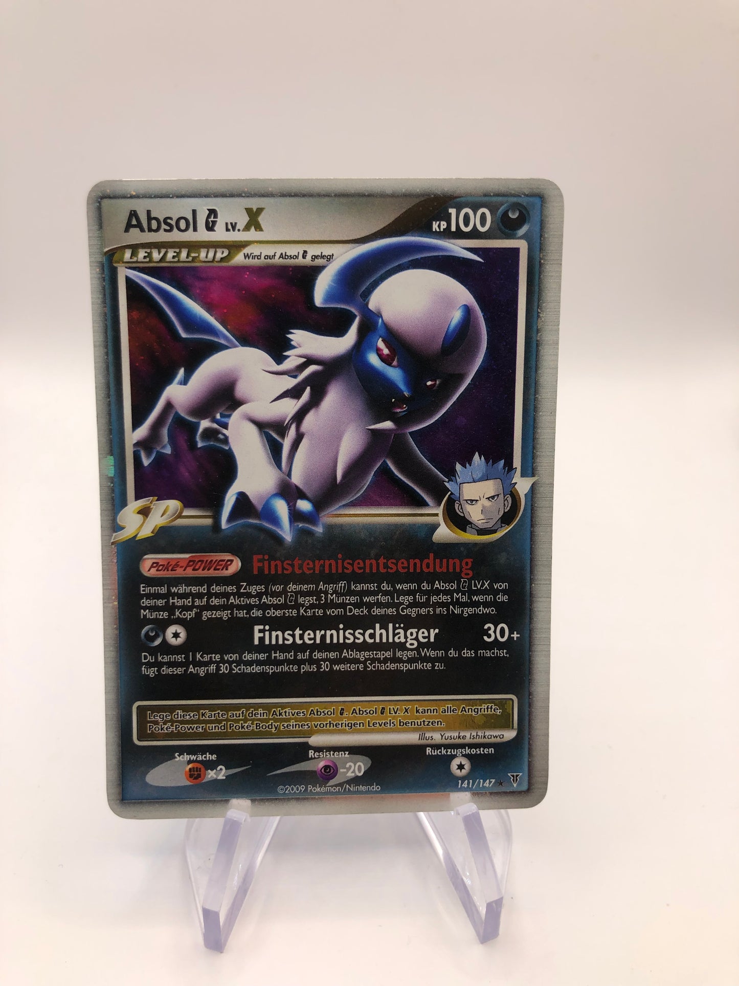 Pokemon Karte Lv.X Absol 14/147 Deutsch