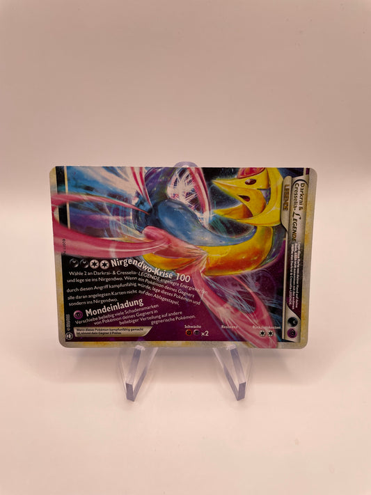 Pokemon Karte Legende Darkrai & Cresselia Legende 100/192 Deutsch